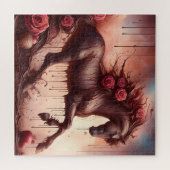 Chocolade en Rozen Hengst Legpuzzel (Horizontaal)