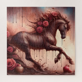 Chocolade en Rozen Hengst Legpuzzel