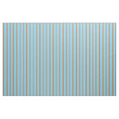 Chocolade en Sky Blue Stripes/Lines Pattern Stof (Fat Quarter)