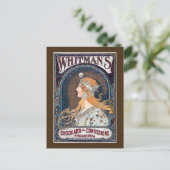 Chocolade en suikerklontjes briefkaart (Staand voorkant)