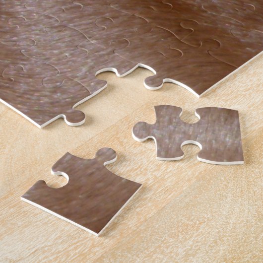 Chocolade en tan Dachshund Legpuzzel (Zijkant)