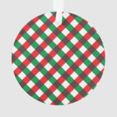 Chocolade en Tan Dachshund Ornament (achterkant)