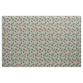 Chocolade en Tan Doxie Fabric - Munt Stof (Fat Quarter)