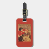 Chocolade en Tea Co moeder en dochter Bagagelabel (Voorkant verticaal)