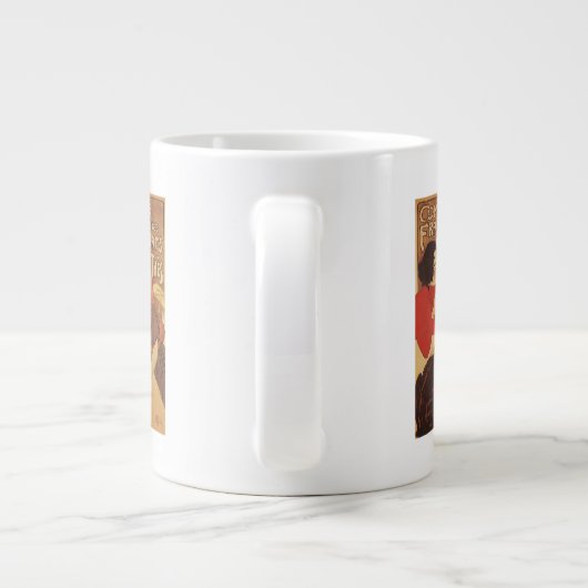 Chocolade en Tea Co moeder en dochter Grote Koffiekop (Achterkant)