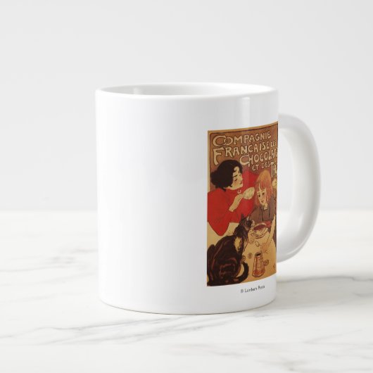 Chocolade en Tea Co moeder en dochter Grote Koffiekop (Voorkant rechts)