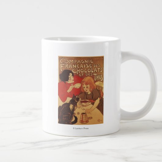 Chocolade en Tea Co moeder en dochter Grote Koffiekop (Rechts)