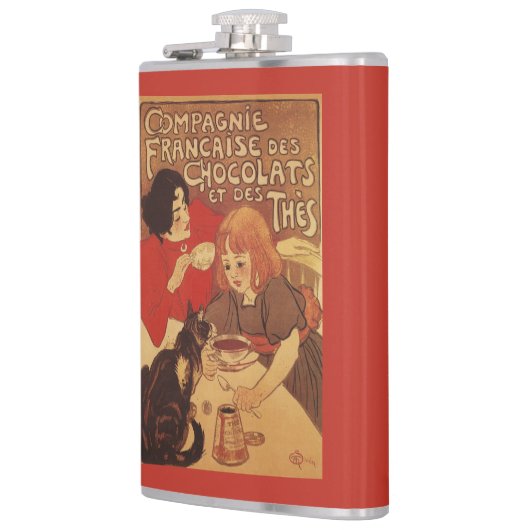 Chocolade en Tea Co moeder en dochter Heupfles (Links)