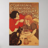 Chocolade en Tea Co moeder en dochter Poster (Voorkant)