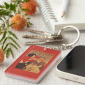 Chocolade en Tea Co moeder en dochter Sleutelhanger (Voorkant Rechts)