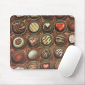Chocolade en truffels muismat (Met muis)