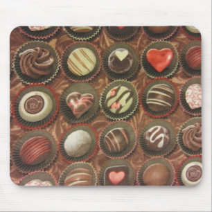 Chocolade en truffels muismat