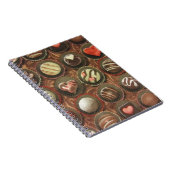Chocolade en truffels notitieboek (Rechterzijde)