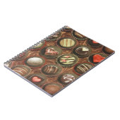 Chocolade en truffels notitieboek (Linkerzijde)