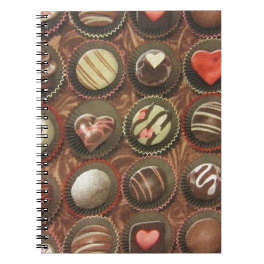 Chocolade en truffels notitieboek (Voorkant)