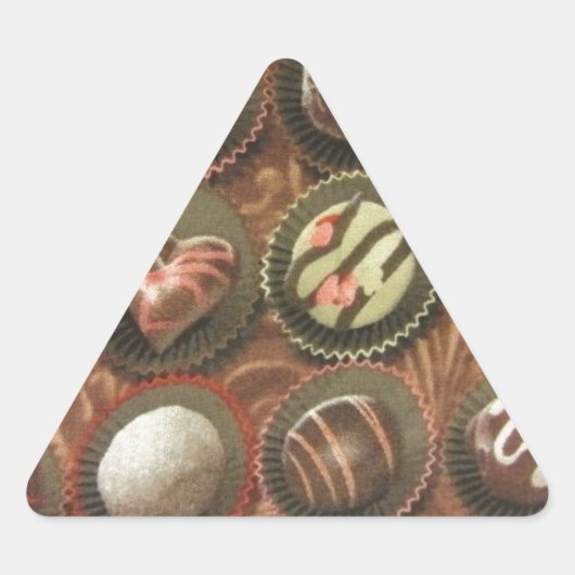 Chocolade en truffels sticker (Voorkant)