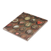 Chocolade en truffels tegeltje (Zijkant)