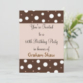 Chocolade en Vanilla 60e verjaardag Kaart (Staand voorkant)