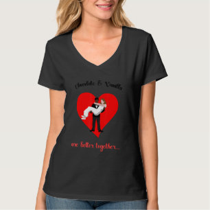 Chocolade en Vanilla zijn beter samen T-shirt