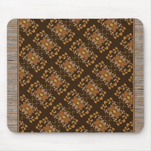 Chocolade en zo lief patroon muis tapijt muismat (Voorkant)