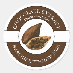 Chocolade Extract Label