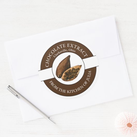 Chocolade Extract Label (Envelop)