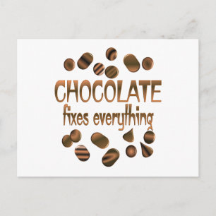 Chocolade Fixes Briefkaart