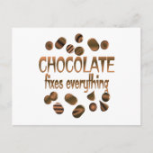 Chocolade Fixes Briefkaart (Voorkant)