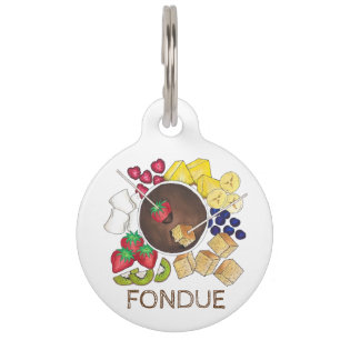 Chocolade Fondue Fruit Cake Marshmallow Dessert Huisdierpenning