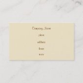 Chocolade framboos Visitekaartje (Achterkant)