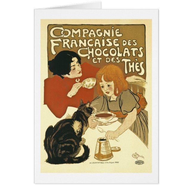 Chocolade -  Franse ad (Voorkant)