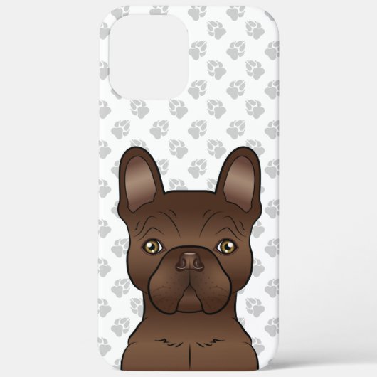 Chocolade Franse Bulldog / Franse Bulldog Hond & P Case-Mate iPhone Case (Achterkant)