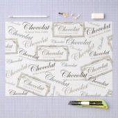 Chocolade Franse ontkoppeling van collage Tissuepapier (Craft)