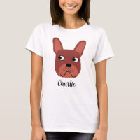 Chocolade French Bulldog Personalized