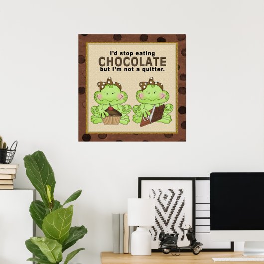 Chocolade Frog poster (Thuiskantoor)