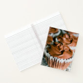 Chocolade Frosted Cupcakes Food Photography Notitieboek (Binnen)