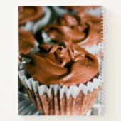 Chocolade Frosted Cupcakes Food Photography Notitieboek (Achterkant)