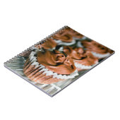 Chocolade Frosted Cupcakes op Bord Foto Notitieboek (Linkerzijde)