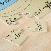 Chocolade Frosted Donut & Coffee Mok Dansen: Legpuzzel (Zijkant)