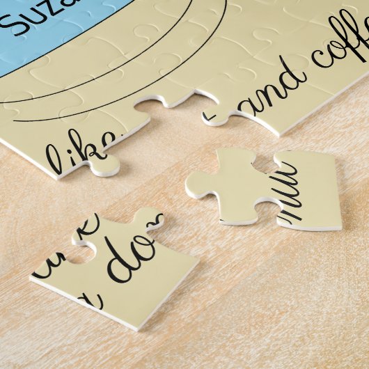 Chocolade Frosted Donut & Coffee Mok Dansen: Legpuzzel (Zijkant)