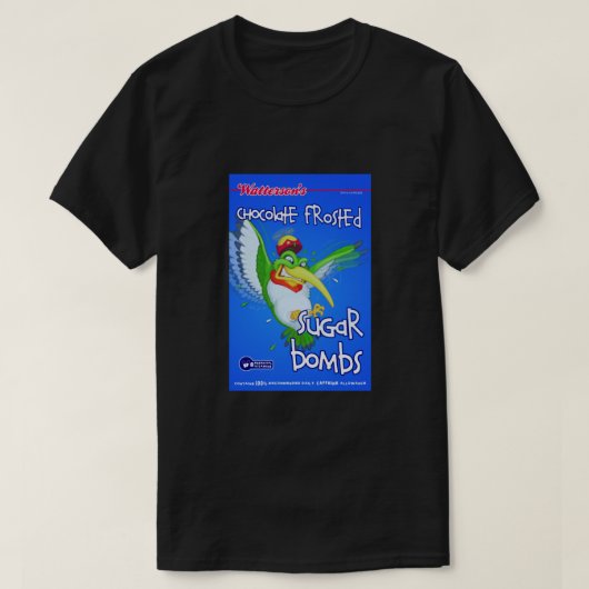 Chocolade Frosted Sugar Bombs Classic T-shirt (Design voorkant)