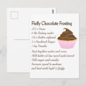 Chocolade Frosting Recipe Briefkaart (Voorkant / Achterkant)