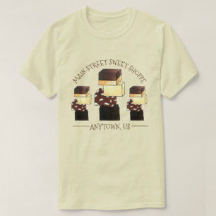 Chocolade Fudge Confection Snoep Sweet Shop Shoppe T-shirt
