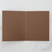 Chocolade Fudge Dessert Evenwichtige Grappige Kaart (Binnen)