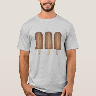 Chocolade Fudge Ice Cream Popsicles Popsicles T-sh T-shirt