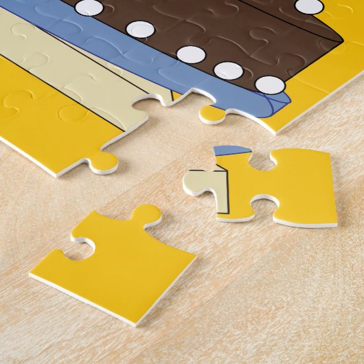 Chocolade Fudge Jubileumtaart II Legpuzzel (Zijkant)