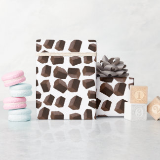 Chocolade fudge patroon cadeaupapier