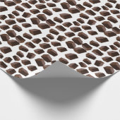 Chocolade fudge patroon cadeaupapier (Hoek)