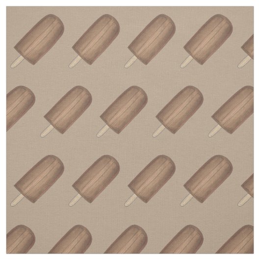 Chocolade Fudge Pop Fudgesicle Ice Cream Stof (Swatch)