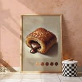 Chocolade gebak Print Realistische Dessert Wall Ar